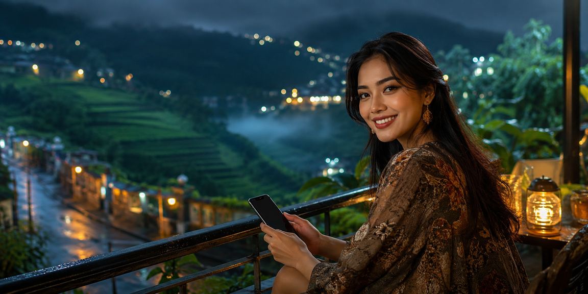 Tampilan halaman dashboard pengguna dengan menu jelas dan bonus aktif